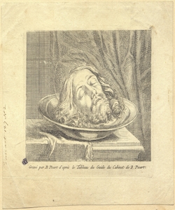 testa di San Giovanni Battista sul piatto Picart, Bernard