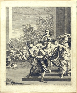 Santa Cecilia seppellisce i martiri Quadri, Giovanni Lodovico