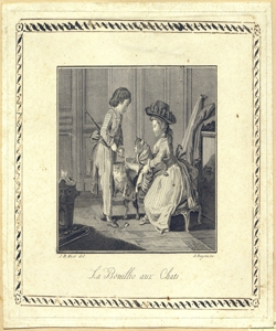 interno con scena di genere Regona, Antonio