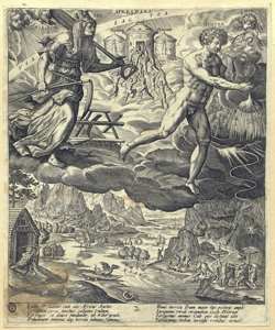 allegoria dei venti del sud Sadeler, Jan il Vecchio (attribuito)