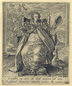 allegoria della Superbia Sadeler, Jan il Vecchio (attribuito)