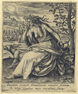 allegoria dell'Invidia Sadeler, Jan il Vecchio (attribuito)