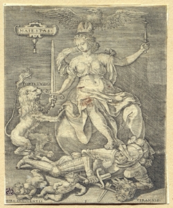 allegoria della Fortezza Sadeler, Jan il Vecchio (attribuito)