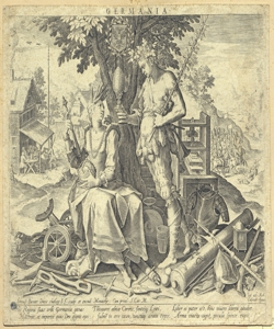 allegoria della Germania Sadeler, Jan il Vecchio