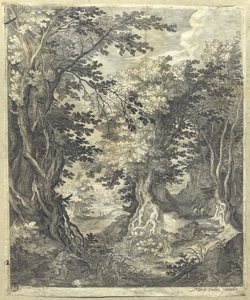 paesaggio con alberi Sadeler, Marco