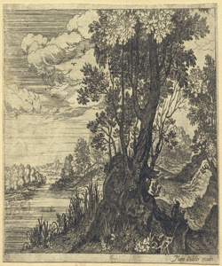 paesaggio con alberi Sadeler, Marco