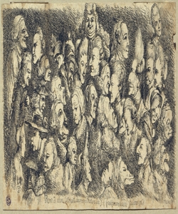 gruppo di ritratti caricaturali Foulquier, J. F.