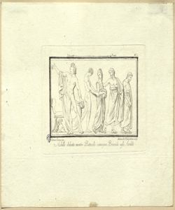 Patroclo consengna Briseide agli Araldi Pedro, Antonio del