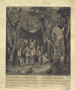 Alessandro Magno riceve l'omaggio della famiglia di Dario Le Brun, Charles