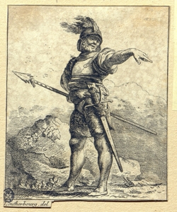 soldato stante in armatura Loutherburg, Philipp Jakob