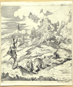 San Giorgio e il drago Vecellio, Tiziano (attribuito)