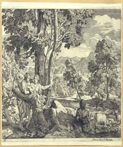 paesaggio con pastori Vecellio, Tiziano (attribuito)