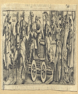 frontespizio con allegoria dell'Inverno 