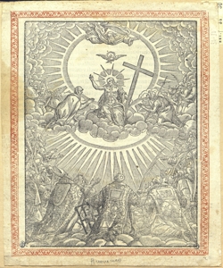 Trinit¿ con schiere di Santi 