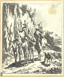 pastore a cavallo Berchem, Nicolaes