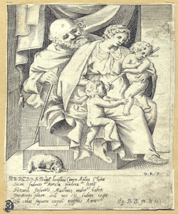Sacra Famiglia con San Giovanni Battista bambino Biscaino, Bartolomeo