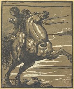 ritratto di uomo a cavallo Boldrini, Niccol¿