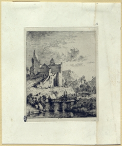 paesaggio con ponte Boissieu, Jean Jacques de