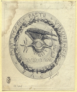 medaglia con impresa di Leon Battista Alberti Luciani, Antonio