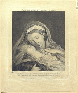 Madonna con Bambino dormiente 