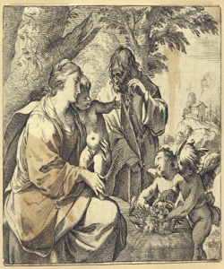 riposo nella fuga in Egitto 