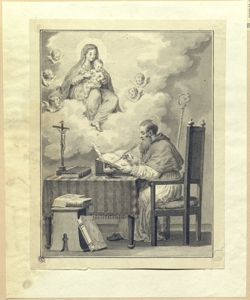 apparizione della Madonna a San Francesco di Sales 