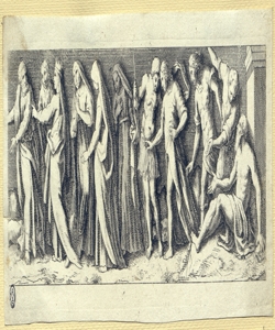 bassorilievo con scena processuale 