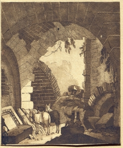 scena di genere con cavalli 