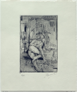 interno con scena erotica Di Pancrazio, Carla