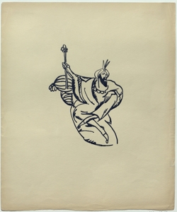 uomo con turbante e scettro Picart Le Doux, Charles