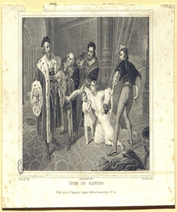 interno con scena di genere Gandini, Domenico