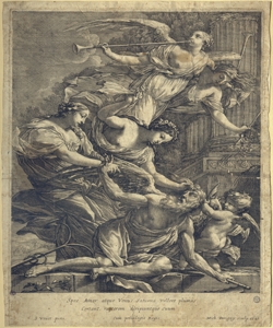 Saturno vinto da Amore, Venere e Speranza Dorigny, Michel