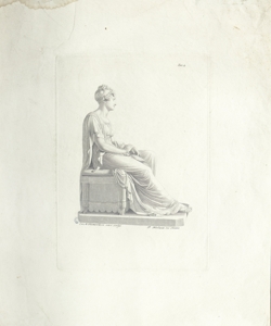 scultura raffigurante una donna seduta Fontana, Pietro