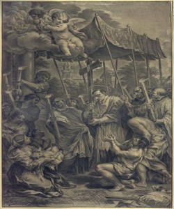 San Carlo Borromeo comunica gli appestati Frey, Jakob il Vecchio (attribuito)