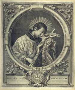 Sant'Aloisio Gonzaga con il crocifisso Frezza, Giovanni Girolamo