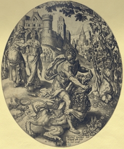 Sansone uccide un leone Galle, Philips