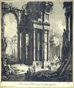 paesaggio con rovine Gaspari, Pietro