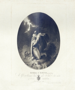 scena tratta dal Diluvio di Salonom Gessner Girardet, Abraham