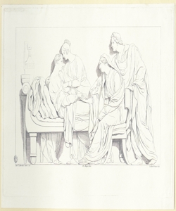 riproduzione del monumento funebre a Giulio Mylius Gruner, Ludwig