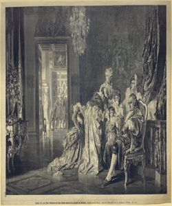 interno con scena di genere Hecht, W