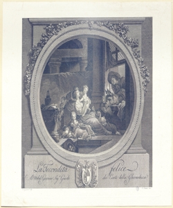 interno con scena di genere Lasinio, Carlo