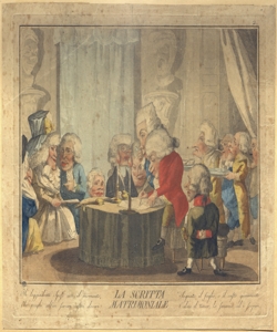 La scritta matrimoniale Lasinio, Carlo