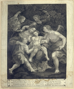 Sacra Famiglia con San Giovanni Battista bambino De Magistris, Maurizio