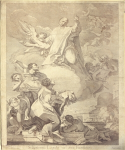 Sant'Ignazio di Loyola in gloria Buratto, Giovanni Battista