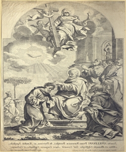 Sant'Apollinare di Ravenna benedice l'apostolo Emilio Cantarelli, Giuseppe