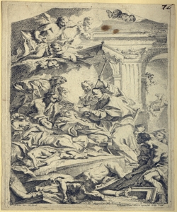 San Carlo Borromeo d¿ la comunione agli appestati Carloni, Carlo Innocenzo