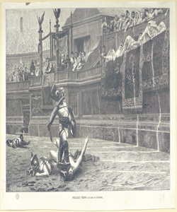 combattimento di gladiatori Chapon, L¿on Louis