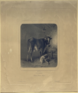 Mucca e vitello Cherbuin, Luigi