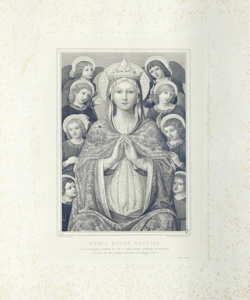 Madonna con angeli Chiossone, Domenico