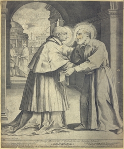 San Filippo Neri incontra San Carlo Borromeo Ciamberlano, Luca
